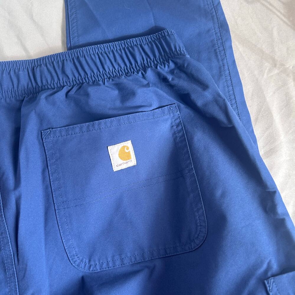 Carhartt Women's Navy Blue scrub pants C51213 Large Petite - Picture 6 of 6